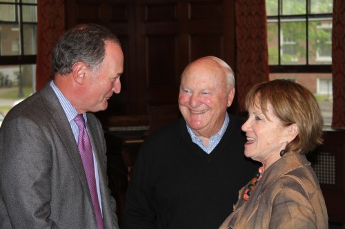 President Barry Mills with Don and Sue Zuckert, May 2012