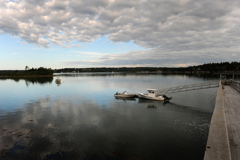 One of the vistas at the Coastal Studies Center on Orr’s Island