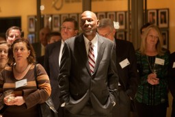Geoffrey Canada ’74 in crowd