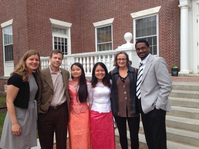 Christine Wintersteen, Alan Lightman, Keavatey Srun, Len Leng, Lisa Flanagan and Christopher Dennis