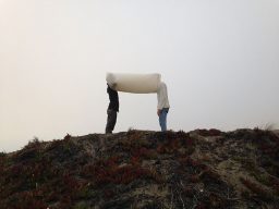 Two people on rocks 