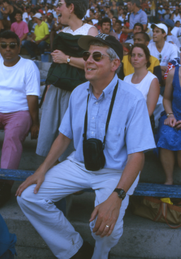 Allen Wells at the Estadio Latinoamericano, Havana, Cuba, 2000. Photograph: Nat Wheelwright