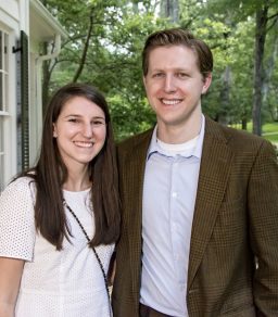 Ben Johnson ’11, with fiancée Michaela Calnan ’11