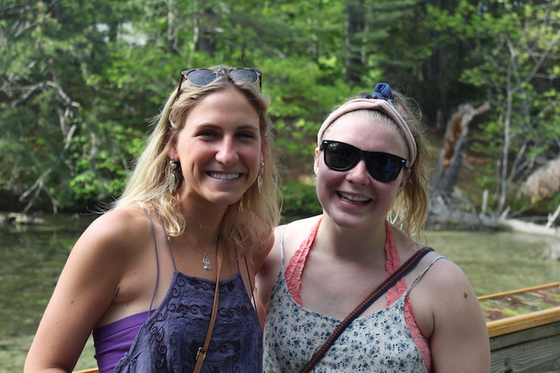 Rachel Brooke '16 and Mariah Reading '16