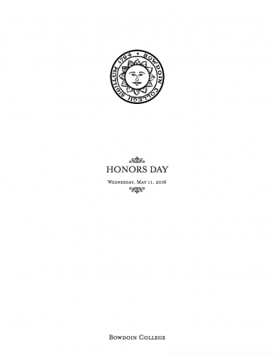 Honors Day program