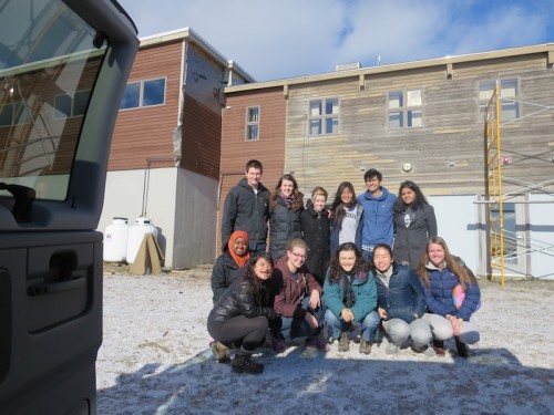 students in pleasant point trip