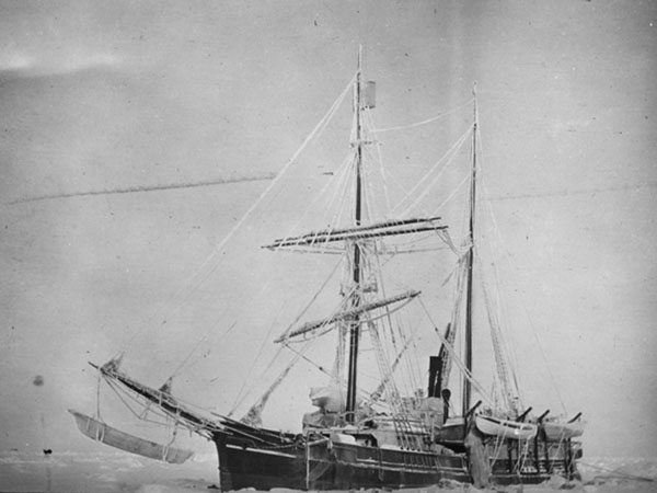 The Karluk in Ice, August 1913. Photograph in memory of Reginald Wilcox and Captain David C. Nut