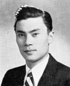 Burt Kwouk ’53 from the 1953 “Bowdoin Bugle.”