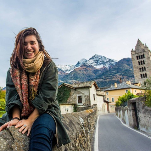 Raisa Tolchinsky ’17 in Aosta, Italy