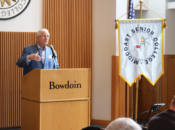 Dr. Tony Belmont ’60, president of Midcoast Senior College