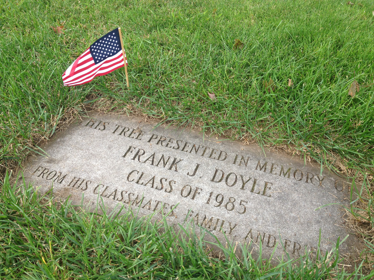 Frank Doyle '85 Memorial Plaque