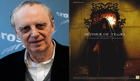 Dario Argento in 2014 (file photo). Publicity poster for 2007 movie Mother of Tears