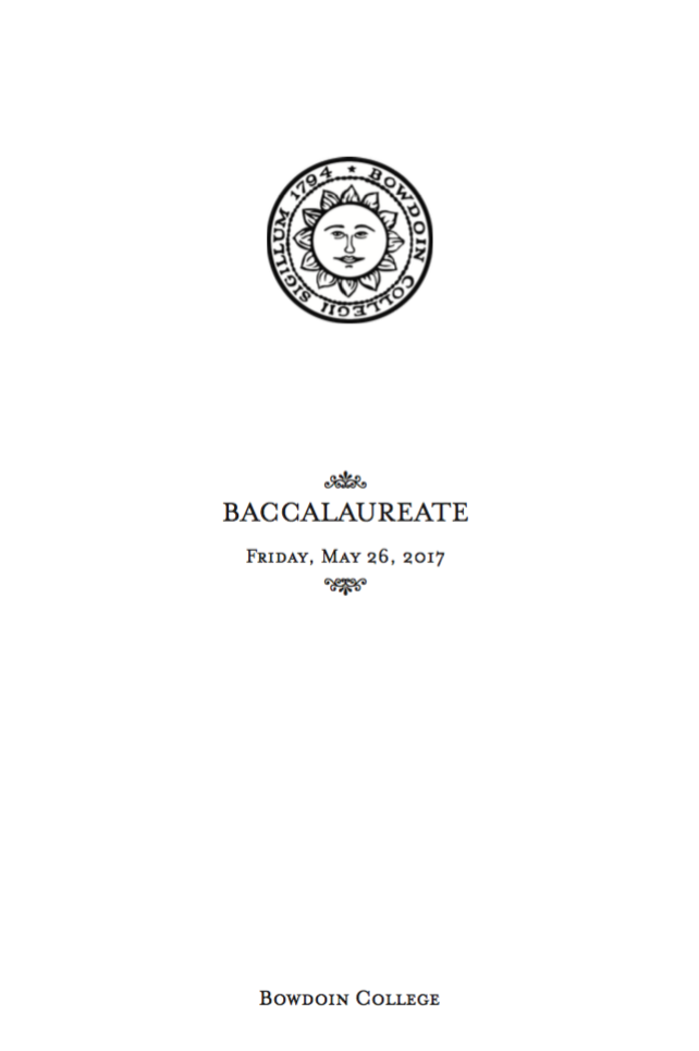 program cover