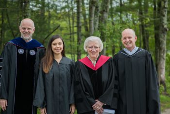 President Rose with Bowdoin Honorary Recipients