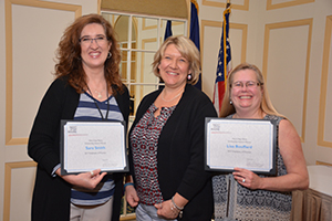 (L. to r.) Sara Smith, Tricia Gipson, Lisa Bouffard