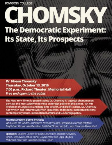 Chomsky event poster
