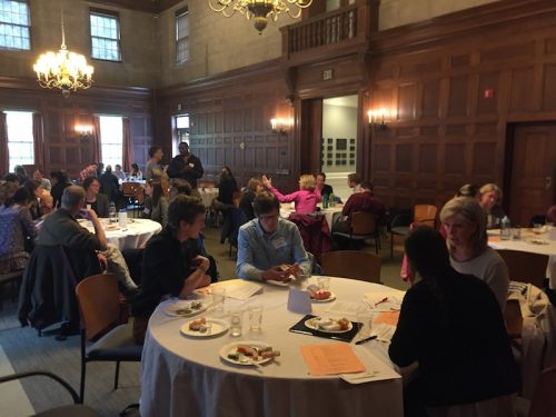 Bowdoin’s community fellows recently met with their supervisors to hash out their summer work plans