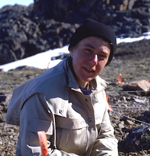 LeMoine on her first research trip to the high Arctic, 1986.