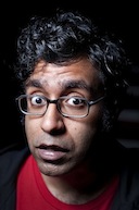 Hari Kondabolu ’04. Photo by Karsten Moran ’05.