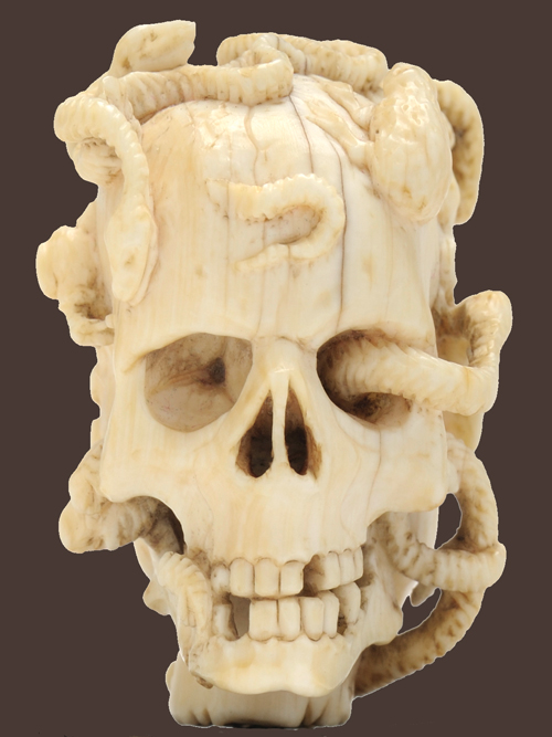 “Memento Mori Prayer Bead" artifact