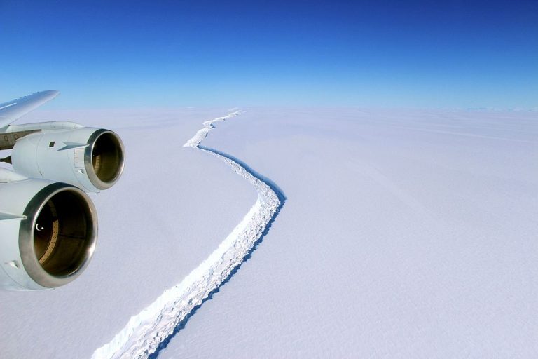 Scientists had been monitoring the crack in the Larsen C ice shelf for several years