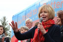 Tina Smith during her successful 2014 campaign for lieutenant governor of Minnesota.