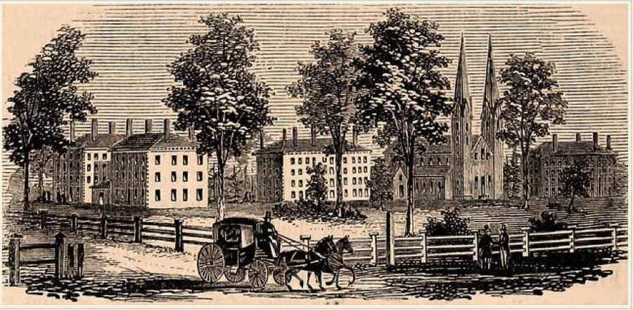 Illustration of Bowdoin College