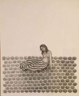 “The Seventh Day of Norouz,” 2005, graphite, by Taravat Talepasand, Iranian American, born 1979. Collection of Bryson B. Brodie, Class of 2000. Promised Gift.