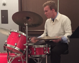 Stenquist playing drums