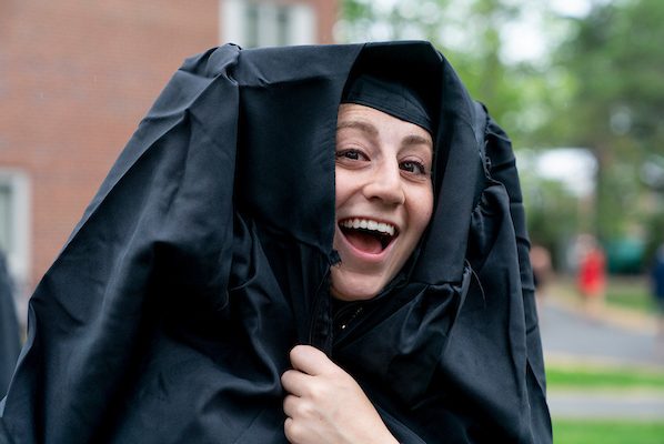 graduate smiling