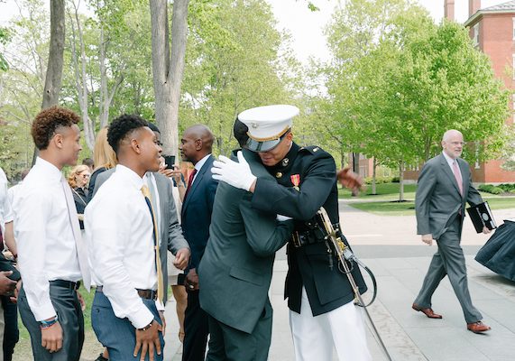 Charles Phillips Commission ceremony