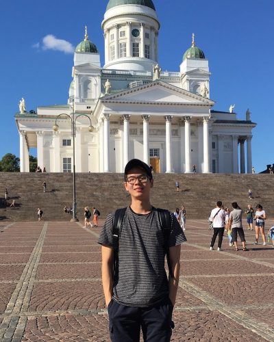 Kevin Yu ’19 in Helsinki