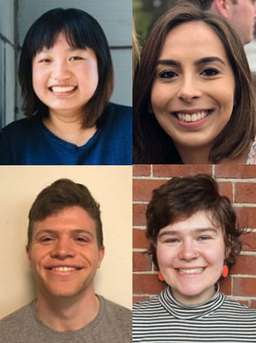 Critical Language Scholarship recipients: Gerlin Leu ’19, Sarah Bashir ’20, Liam Nicoll ’18, and Ali Briere ’20