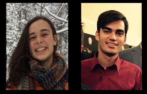Dalia Tabachnik ’21 and Artur Kalandarov ’20