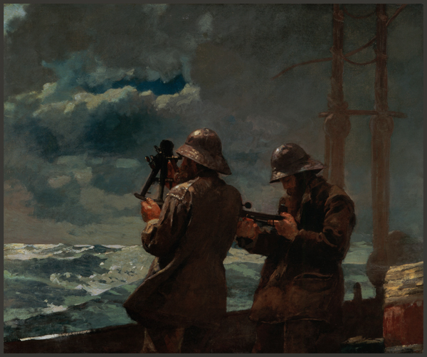“Eight Bells,” 1886, oil on canvas by Winslow Homer. Gift of an anonymous donor, Addison Gallery of American Art, Andover, MA. Photography: Addison Gallery of American Art, Phillips Academy, Andover, MA / Art Resource, NY