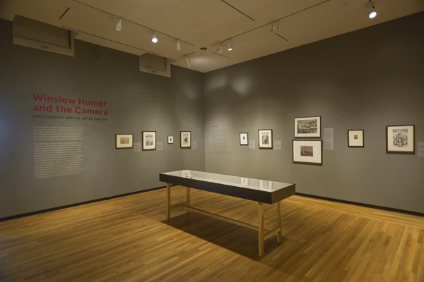 Installation view of “Winslow Homer and the Camera"