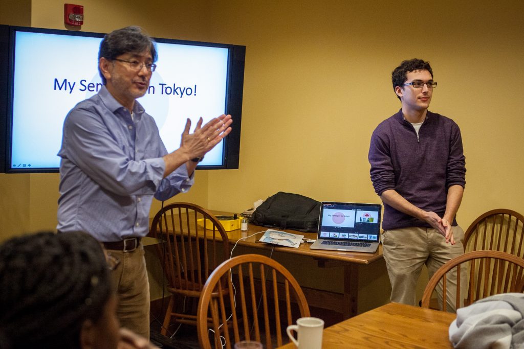 Stephen Leventhal ’19 speaking