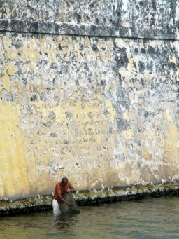 Image of man by river