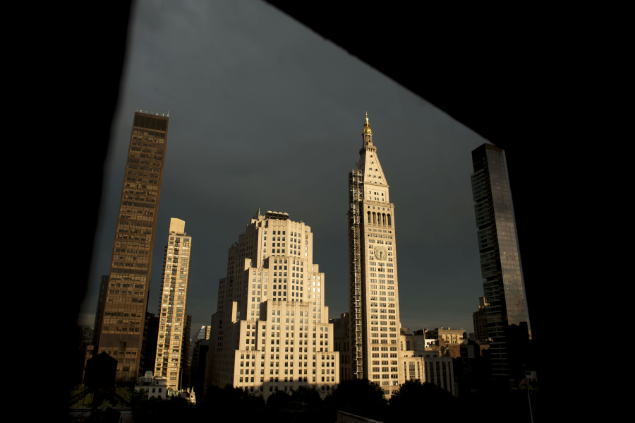 a skyline showing rental units