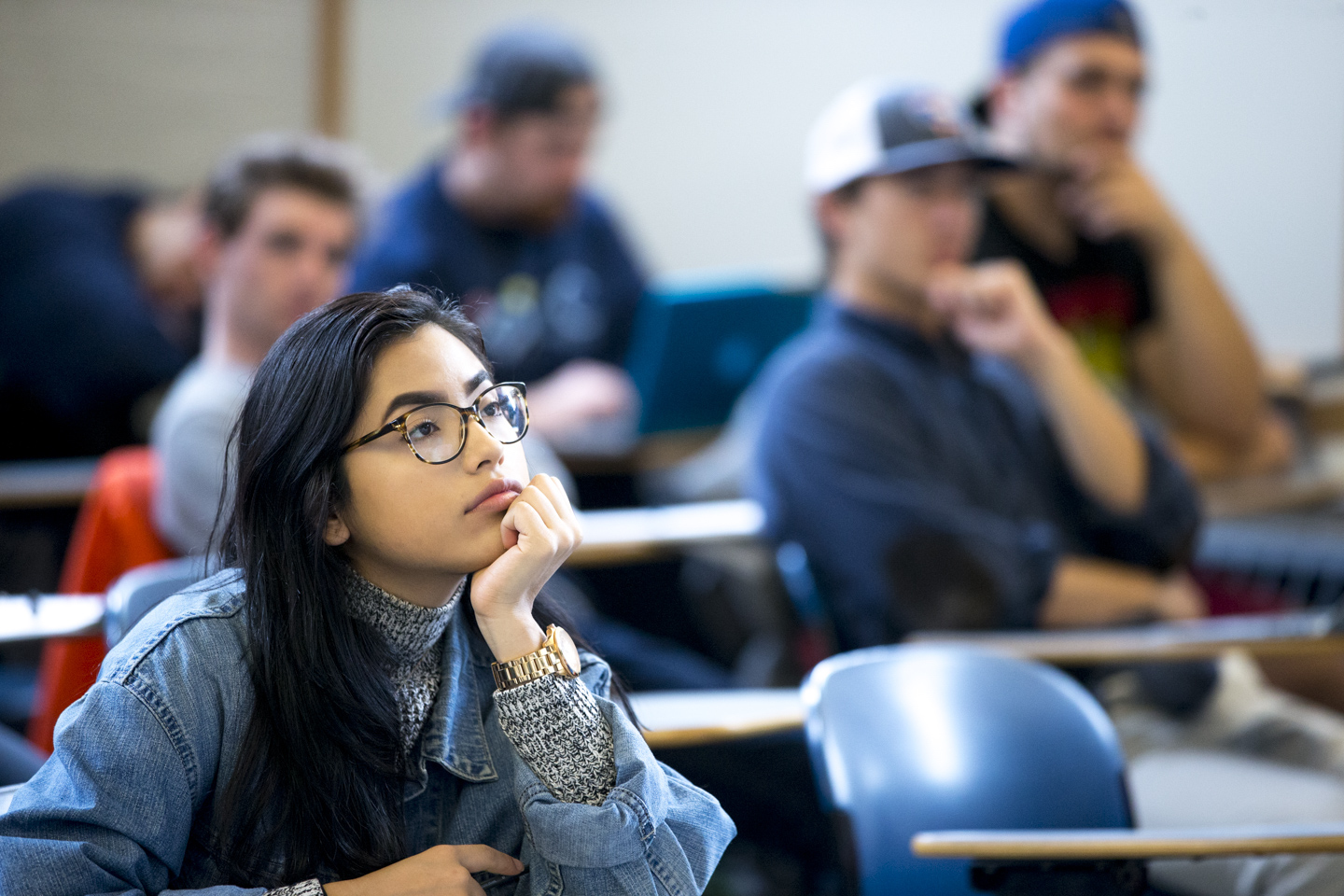 Students in Dave Carlon's Understanding Climate Change Class