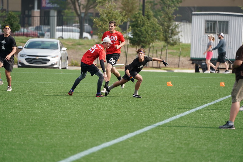 Clown, Bowdoin's Ultimate Frisbee Team, at national tourney.