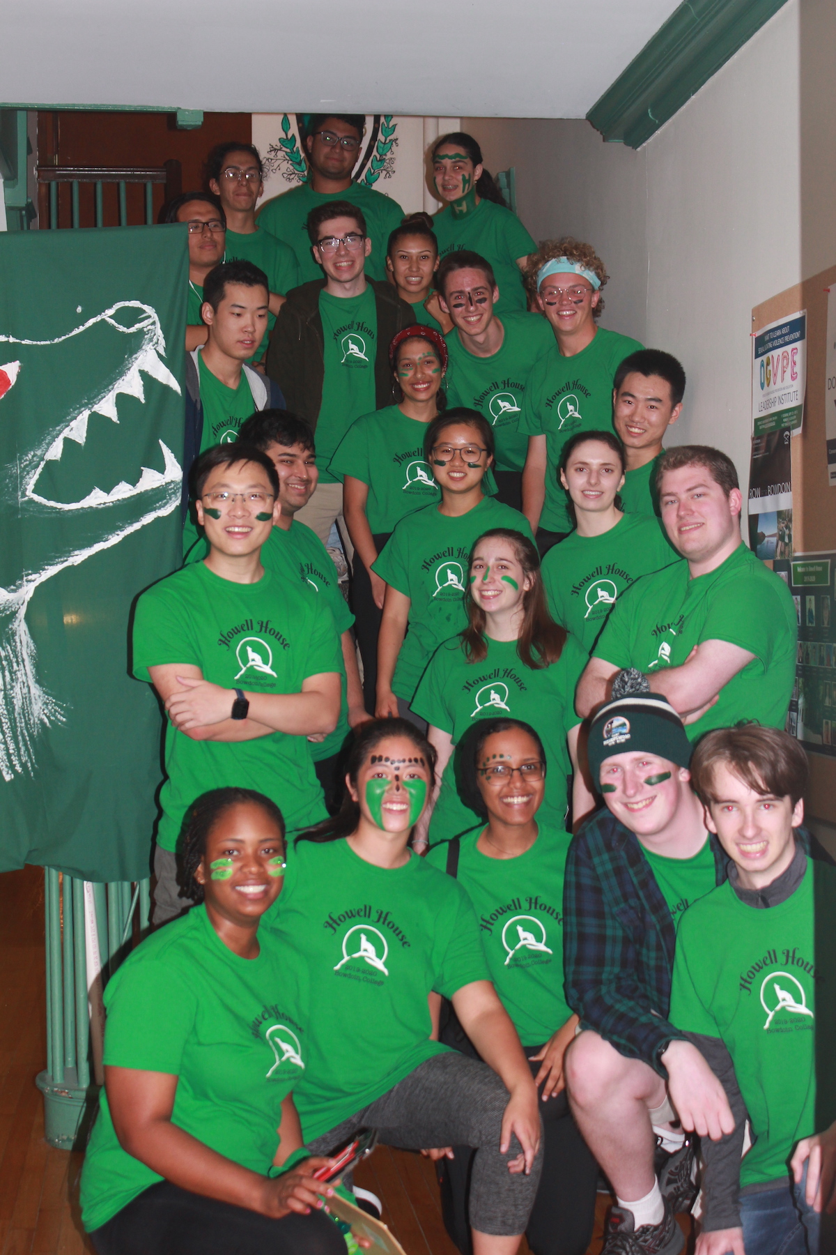 Howell House students pose for a group shot