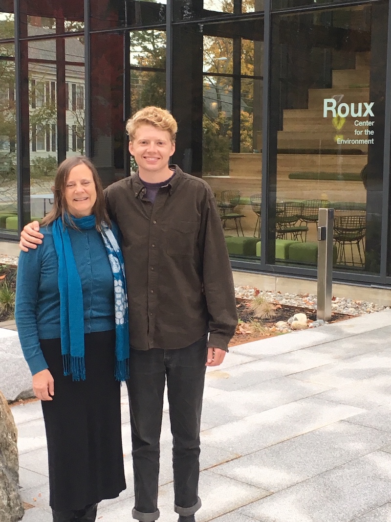 Collin Roesler and Luke Carberry outside of Roux