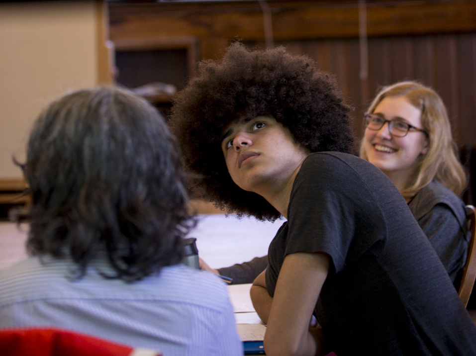 Students in Ecopoetics Class