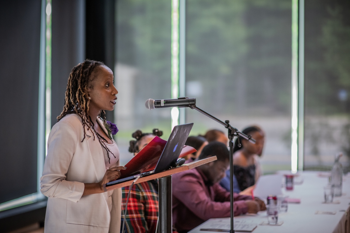 Moderator Speaking at MMUF Colloquium