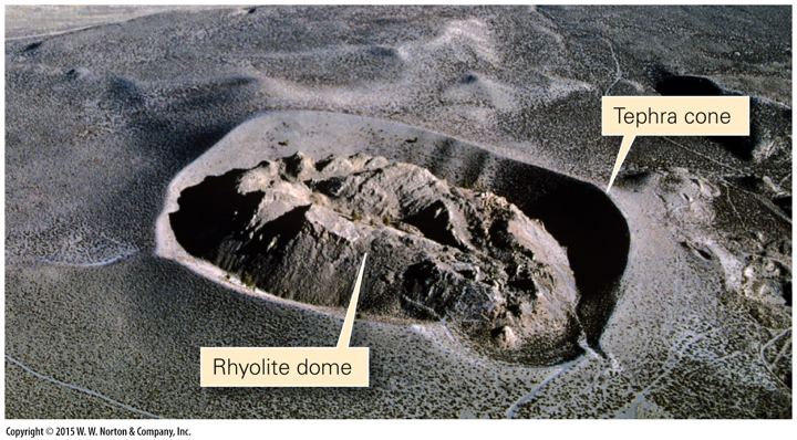 Panum Crater, where obsidian can be found.