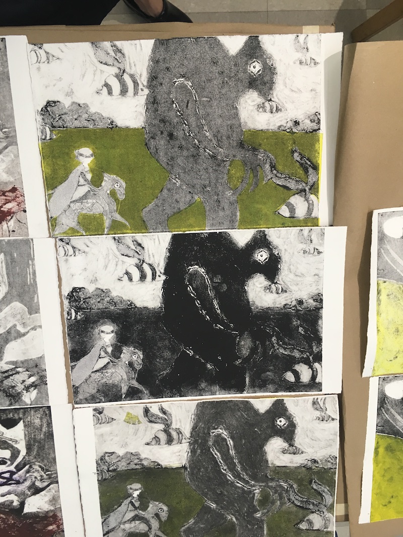 Anthea Bell's series of three prints