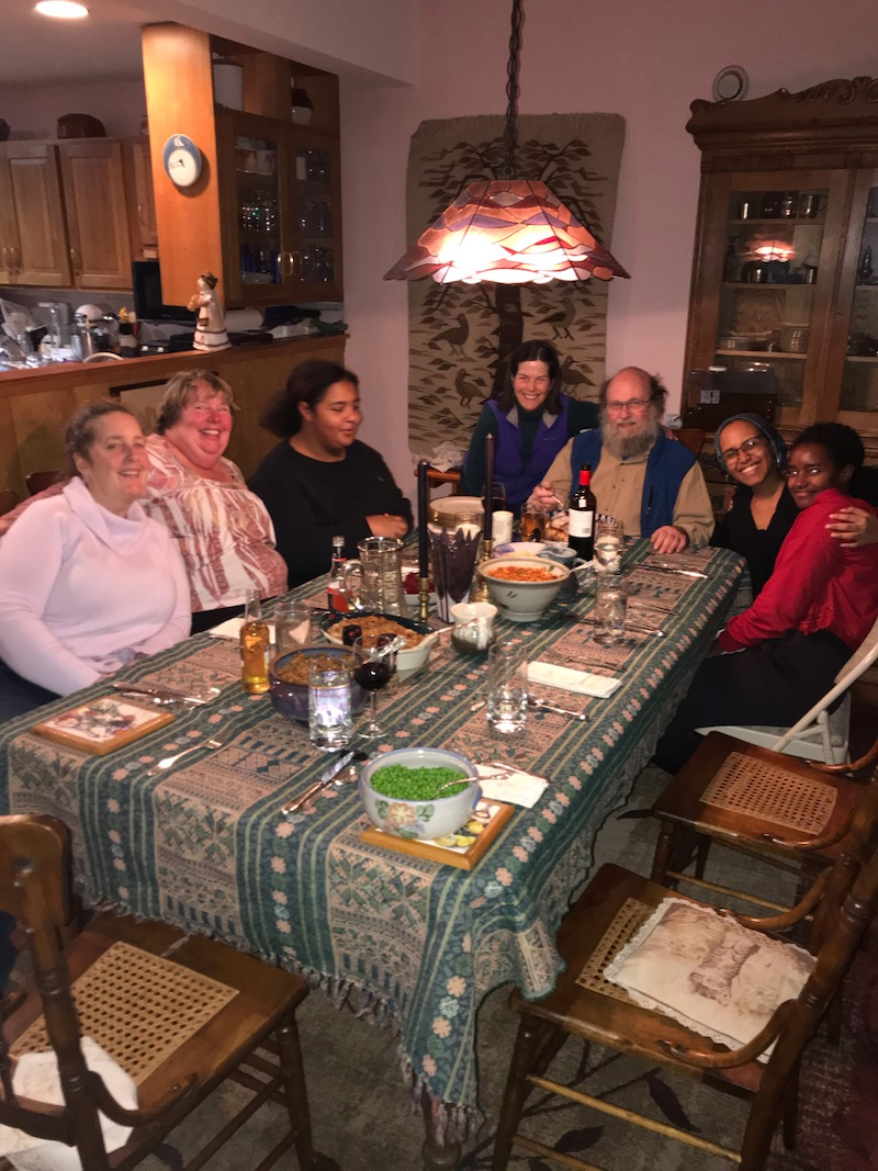 Samara Nassor with her host family