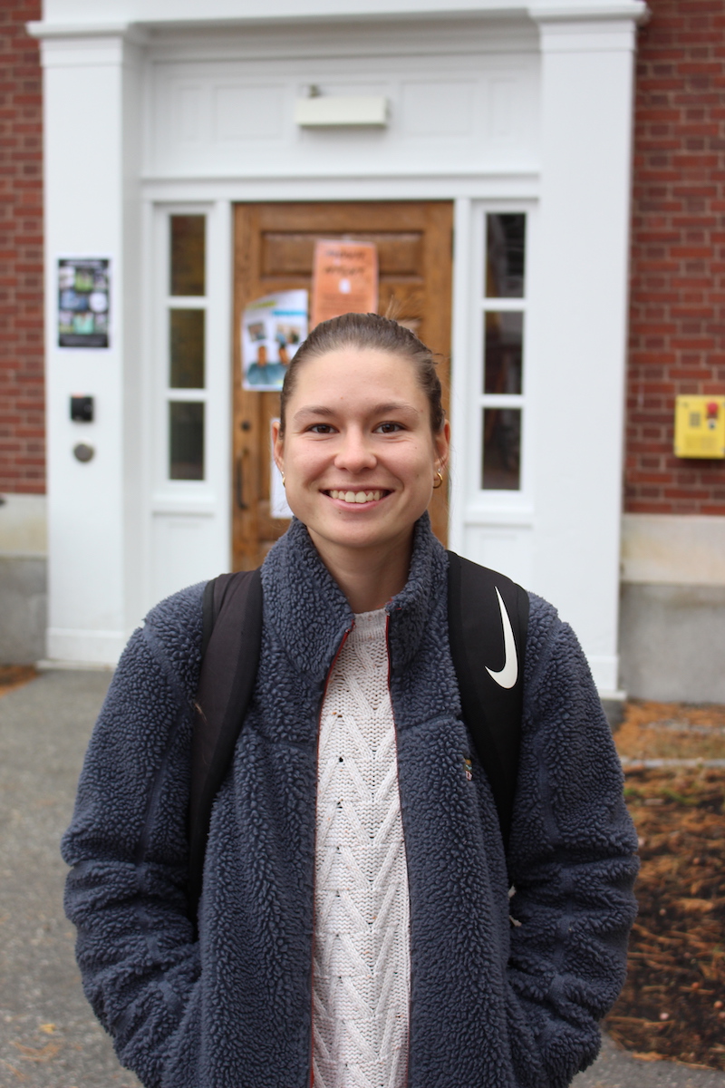 Sasa Jovanovic in front of Moore Hall