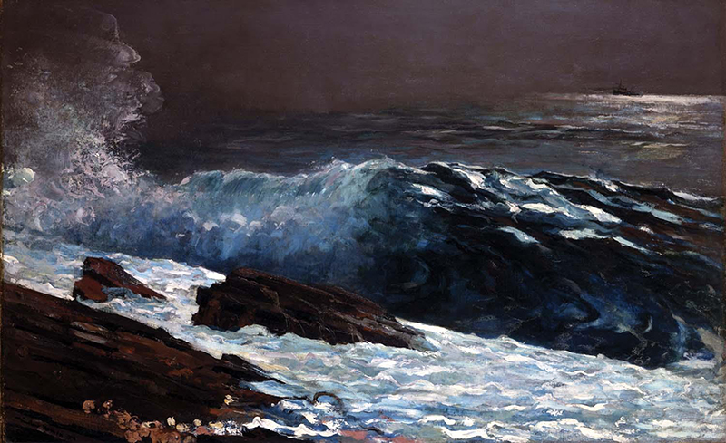 Sunlight on the Coast, 1890, oil on canvas by Winslow Homer, American, 1836-1910.  Toledo Museum of Art, gift of Edward Drummond Libbey.
